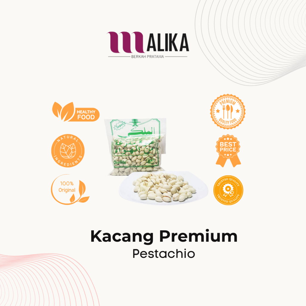 

(PREMIUM) Kacang Pistachio Premium Panggang Renyah Matang Roasted Fustuk Pestachio Arab 250gr 500 gram 1kg Oleh Oleh Haji Umrah