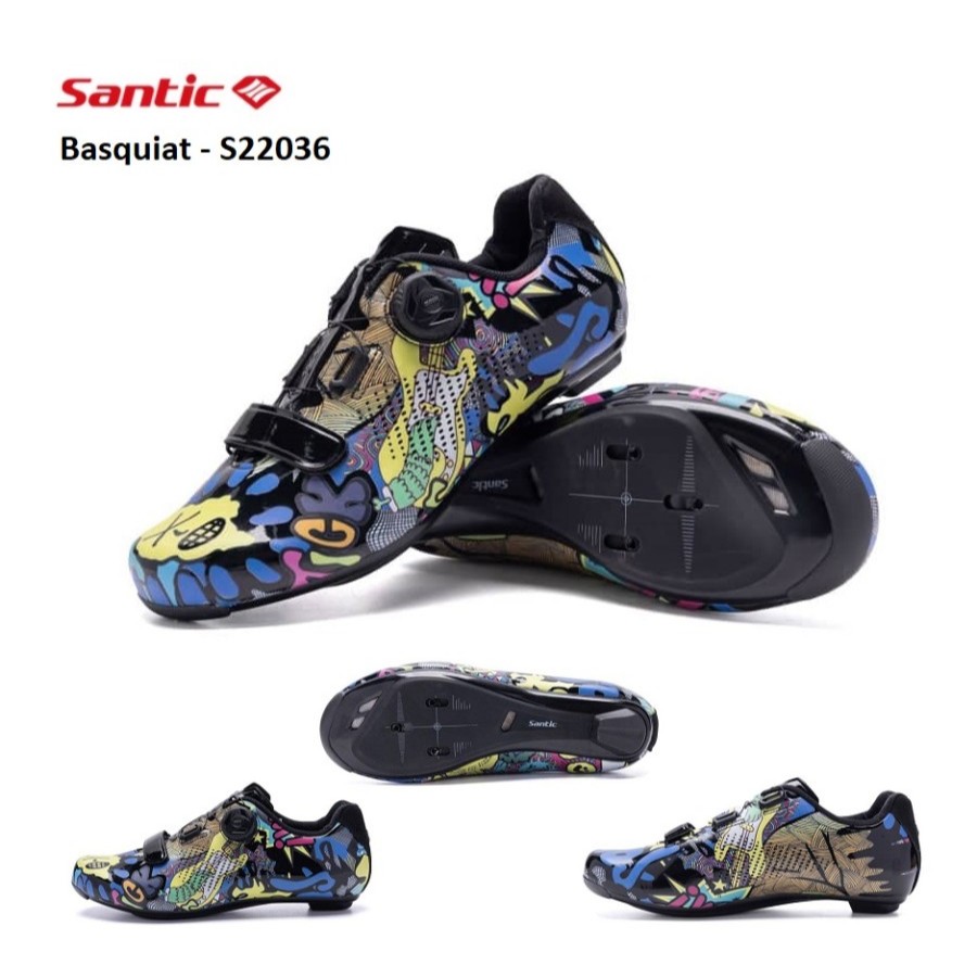 Sepatu Sepeda Cleat Santic BASQUIAT S22036 Sepatu Roadbike ORIGINAL