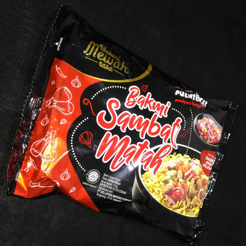 

BAKMI MEWAH RASA SAMBAL MATAH MI AYAM INSTAN