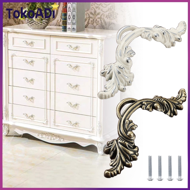 Tarikan Laci Lemari Vintage Klasik Tarikan Antik Gagang Pintu Lemari Laci Vintage Anti