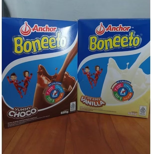 

Boneeto Susu Bubuk Anak sekolah rasa coklat/vanila 685g