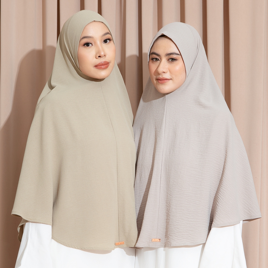 Lozy Hijab - Safa Instan Syari (Hijab Umroh Instan Syari Jumbo Menutup Dada)