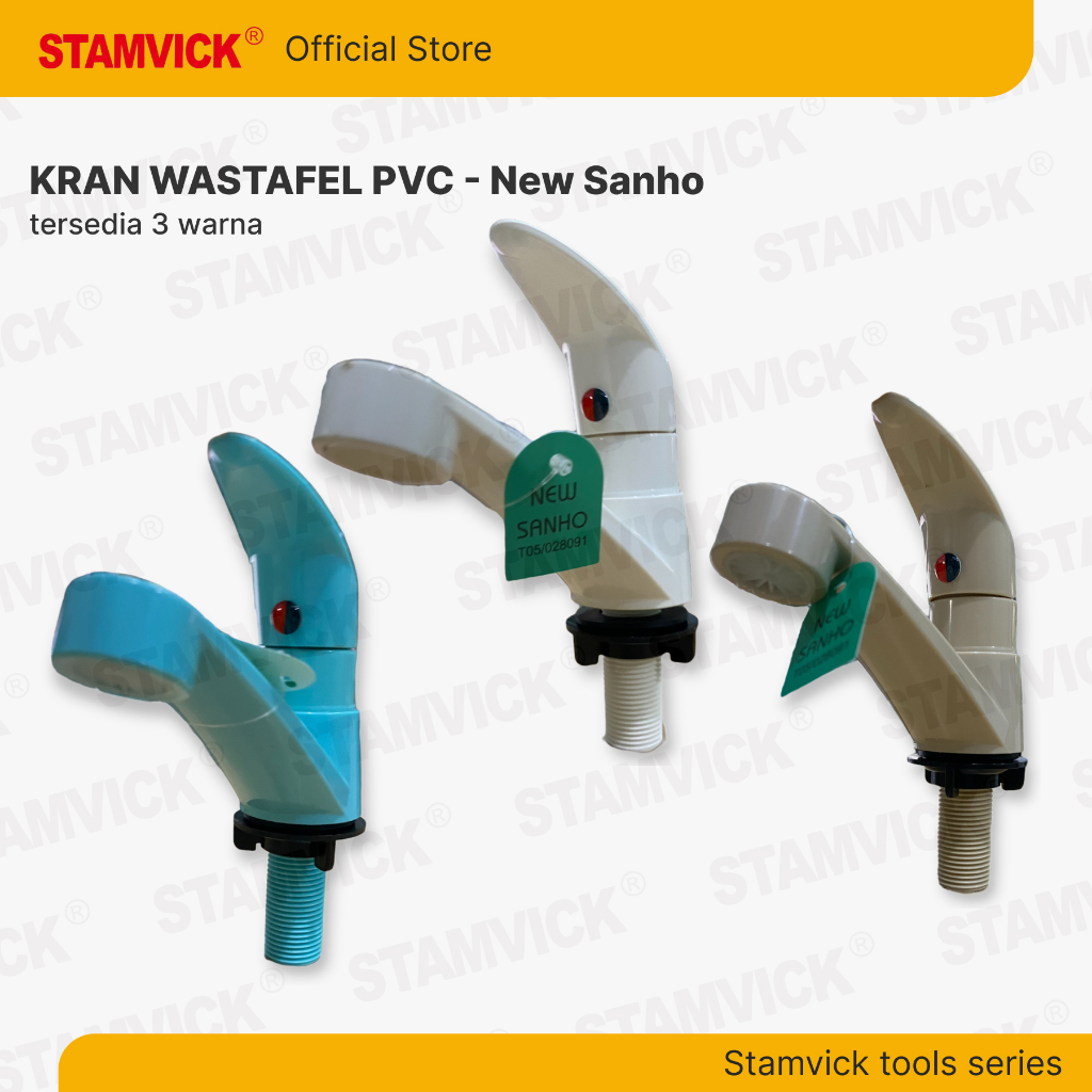 Kran Wastafel Keran Cuci Tangan Pvc New Sanho