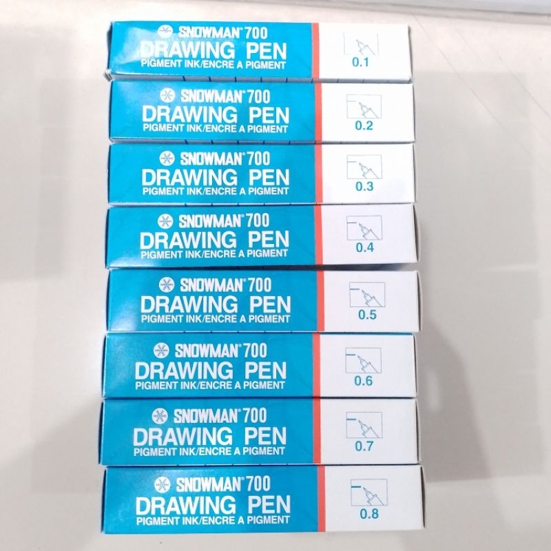 

Pulpen Drawing Pen Snowman 700 Talenta [ 0.1 - 0.8 ] ( 12 Pcs ) [ Original ]