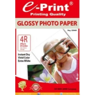 

ePrint Glossy Photo Paper 4R 200gsm isi 20lembar