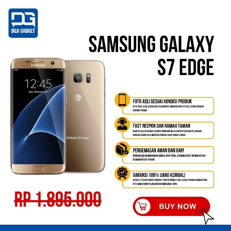 Samsung Galaxy S7 Edge 4GB/128G (ex SEIN)