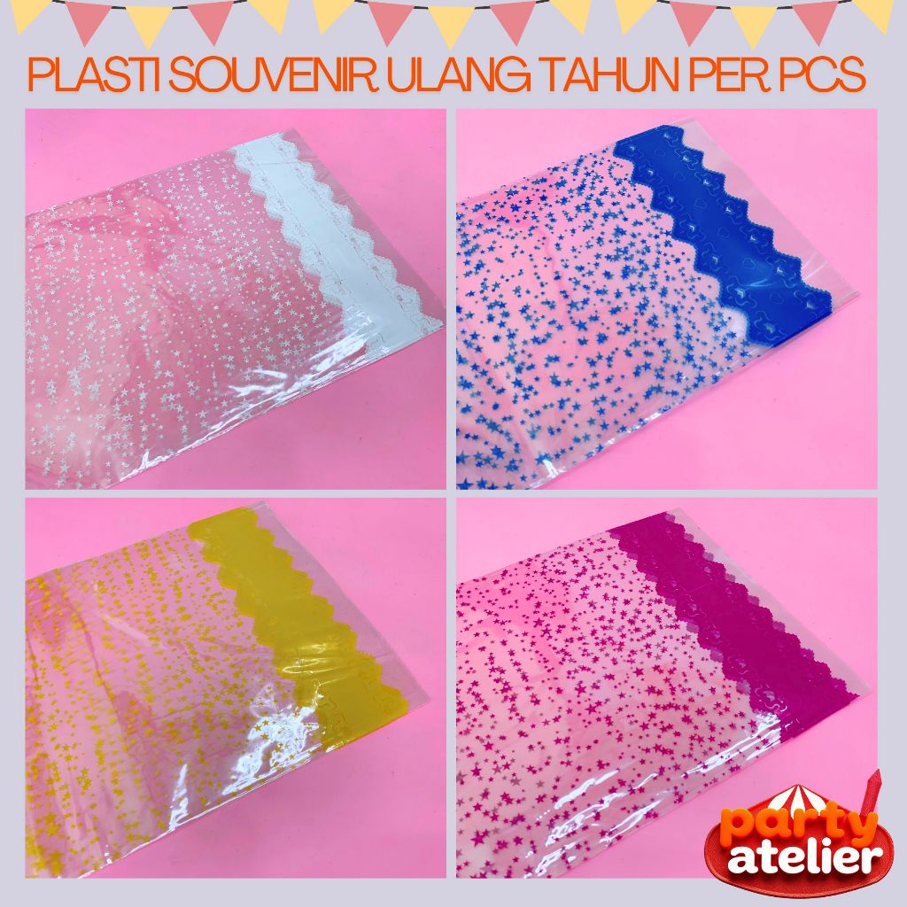 

plastik souvenir per pcs plastik ulang tahun plastik OPP 24x45 cm
