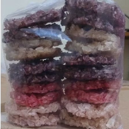 

Rengginang Sedang Mix (Original,Terasi, Terasi Merah & Ketan Hitam)