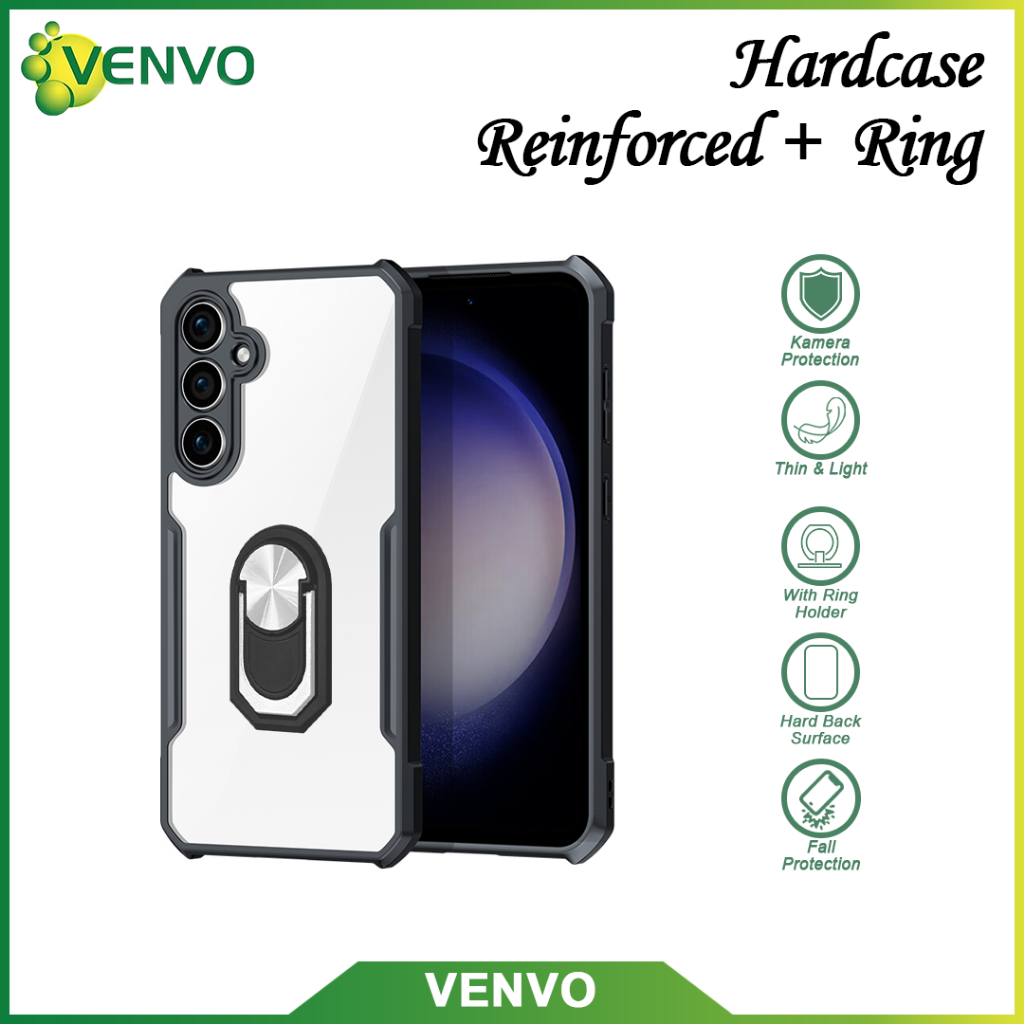 VENVO - VV05 Hardcase Reinforced + Ring Infinix Hot 7 Lite 8 9 9 Play 10S 10 10 Play 11 11S 11 Play 