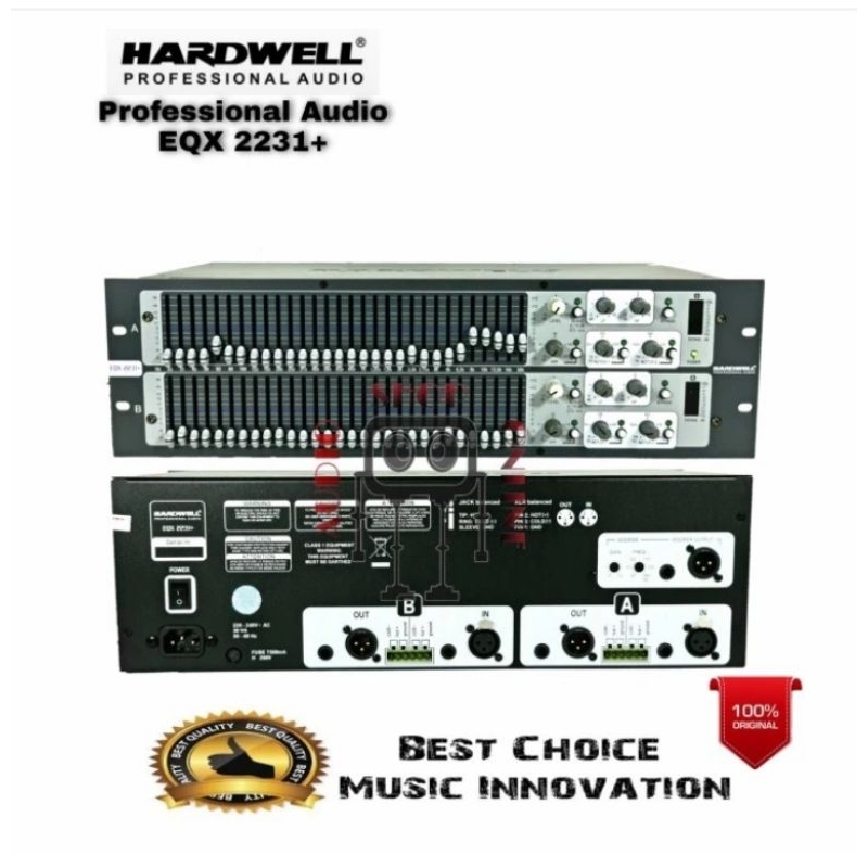 EQUALIZER HARDWELL EQX 2231+ OUT SUB