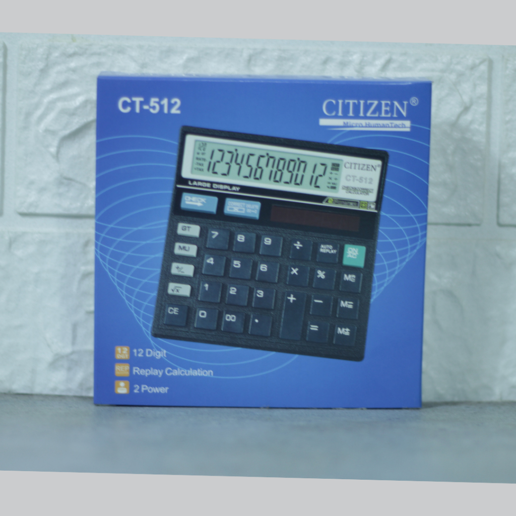 

(COD) Kalkulator Citizen CT-512 Kalkulator MURAH Kalkulator toko Kalkulator 512