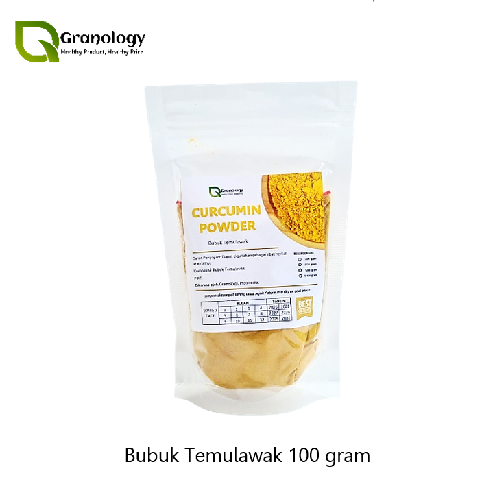 

Temulawak Bubuk / Curcumin Powder (100 gram) by Granology
