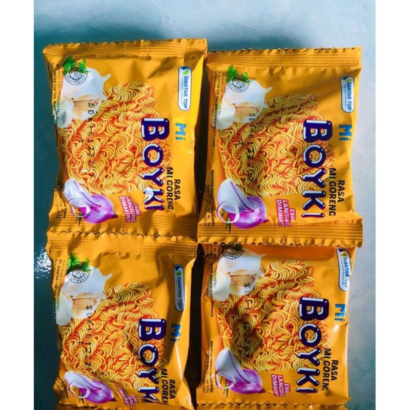

BOYKI SNACK Mie Goreng Isi 10 Pcs X 18 gr (@Rp 1000) Snack Jadul