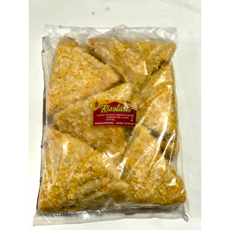 

RISOLES SEGITIGA AYAM SUIR 1 pack isi 12 pcs