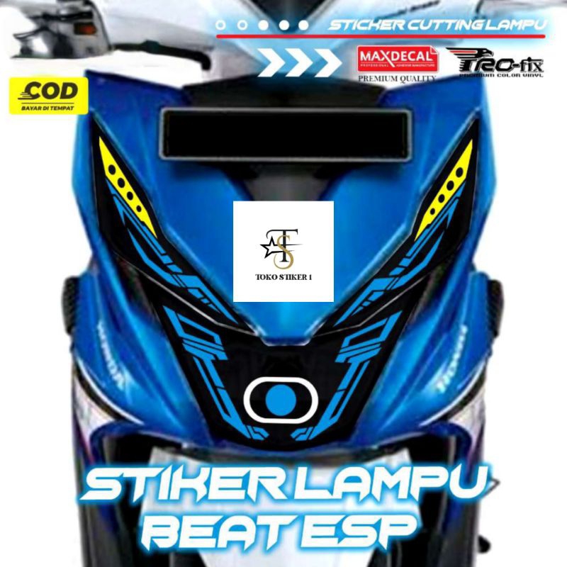 STIKER LAMPU MATA DAN ALIS BEAT STREET 2018