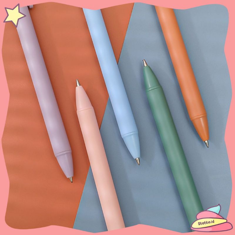 

Stattio - Pena Mekanik V2 Macaron PC-1223 Pulpen Cetek Pen Bolpen Gelpen Mechanical Pen
