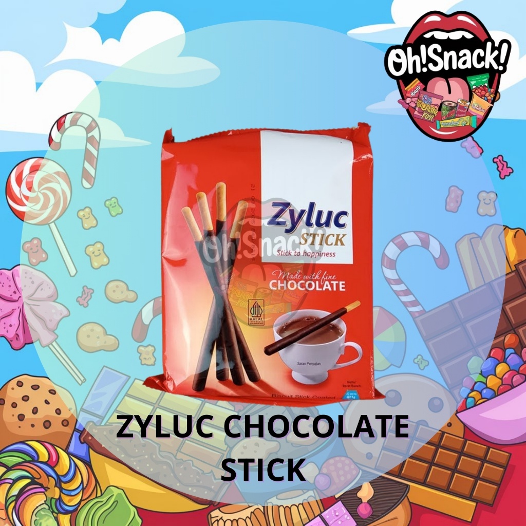 

Zyluc Chocolate Stick @11 gram isi 20 bungkus