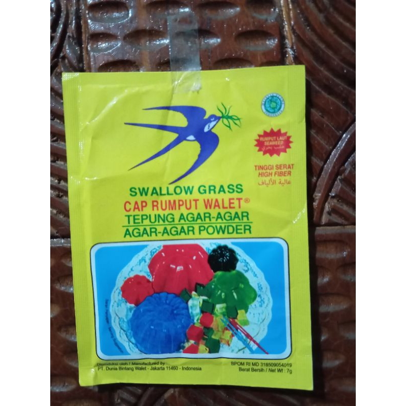 

Agar Agar Swallow Globe 7G