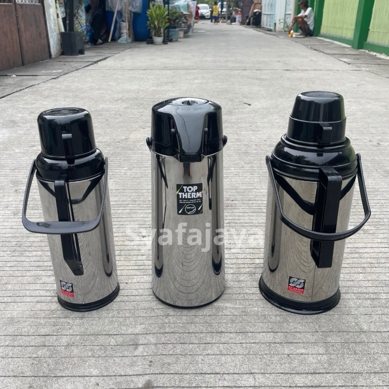 Termos Air Panas Stainless / Termos Pencet / Termos Stainless SUNFLASK 2 Liter- 2.5 Liter - 3 Liter 