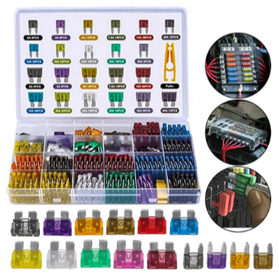 Sekring Mobil Car Fuse Blade Medium with Box Beragam Jenis Arus Listrik