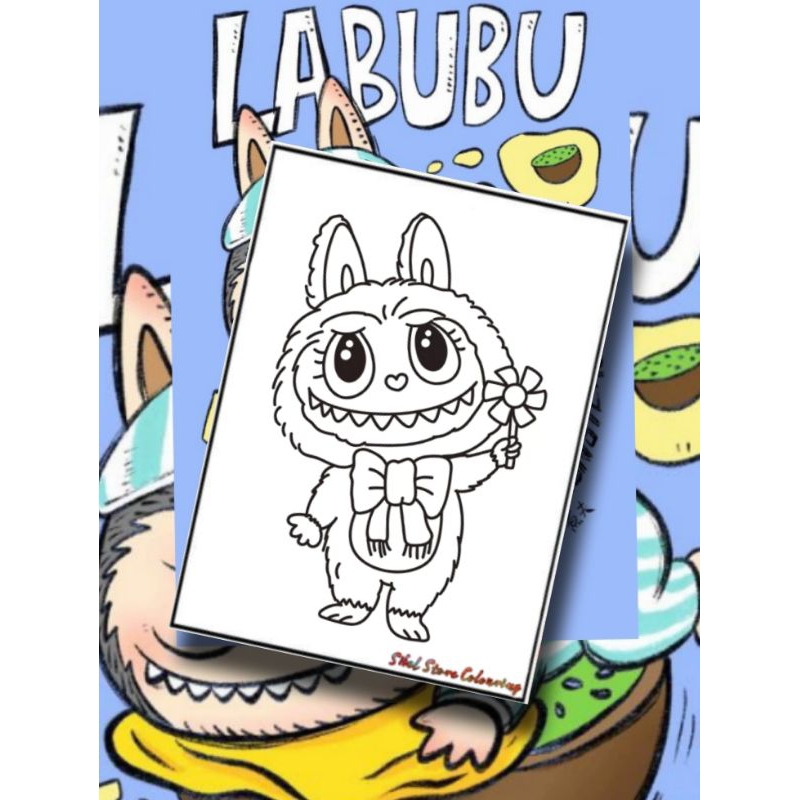 

Kertas Tebal Mewarnai Gambar Labubu V1 isi 10 Lembar / Kertas Gambar Mewarnai