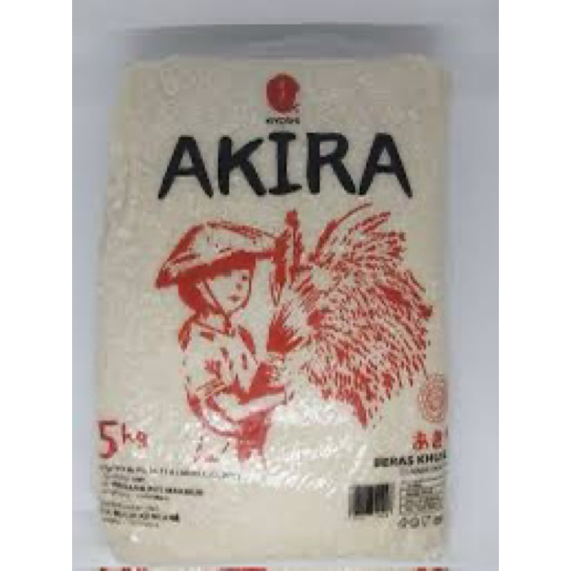 

BERAS AKIRA 5 KG / BERAS TARABAS / BERAS JAPONICA / BERAS BENTO / BERAS SUSHI