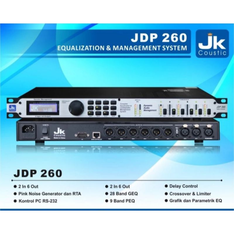 dlms JK coustic type JDP 260