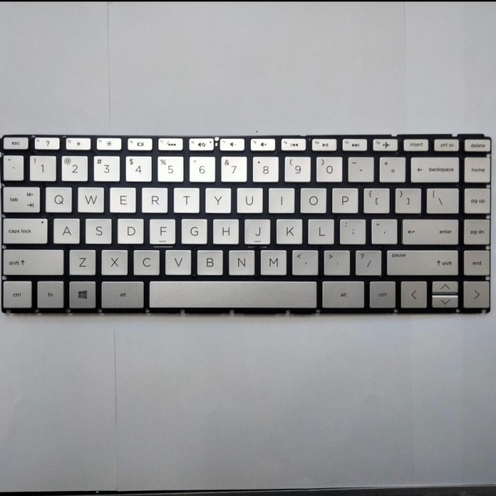 Keyboard Original HP PAV 14CF 14S-CF Backlight Soket Panjang (Silver)