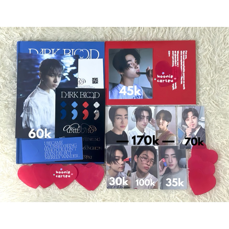 Photocard pc enhypen sunghoon ni-ki niki Jay jungwon dicon romance untold r:u enver engene ver spc e