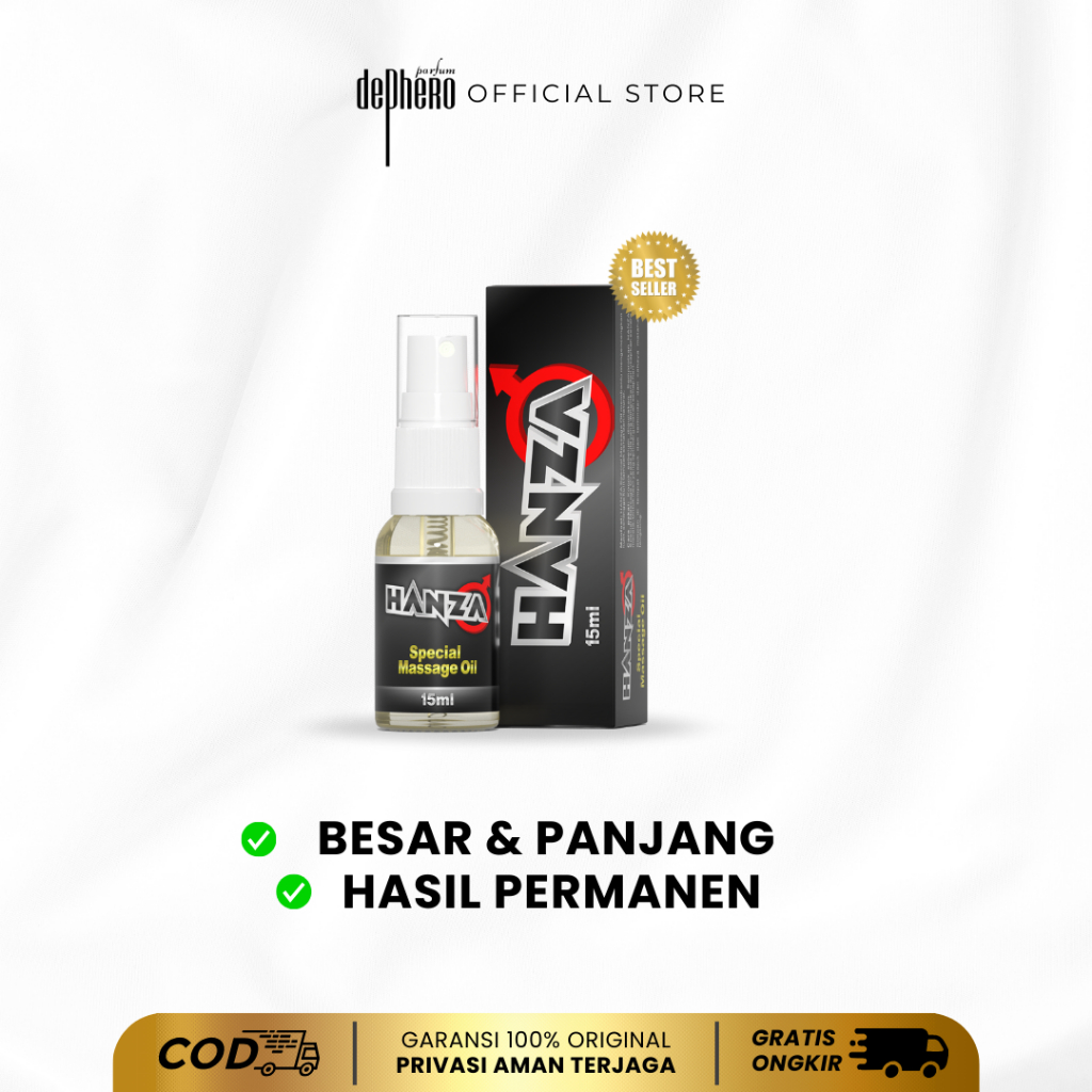 Hanza Spray Pembesar Mr P Ampuh Hasil Cepat dan Permanen Original 100% Aman Sudah BPOM