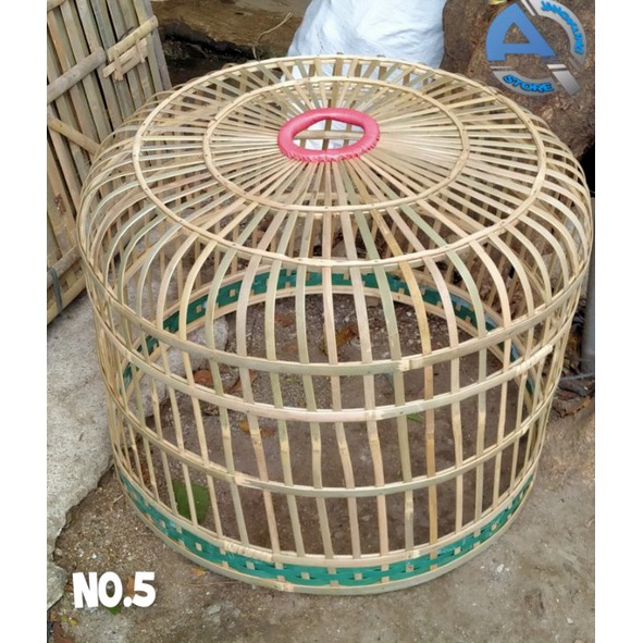 Ready Promo  Kandang KURUNGAN ayam bambu No5 model datar kandang umbaran TERMURAH