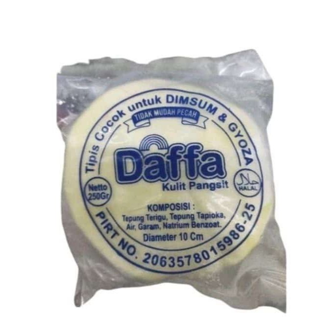 

Daffa Kulit Dimsum 10 cm isi ± 50 / 250 gr