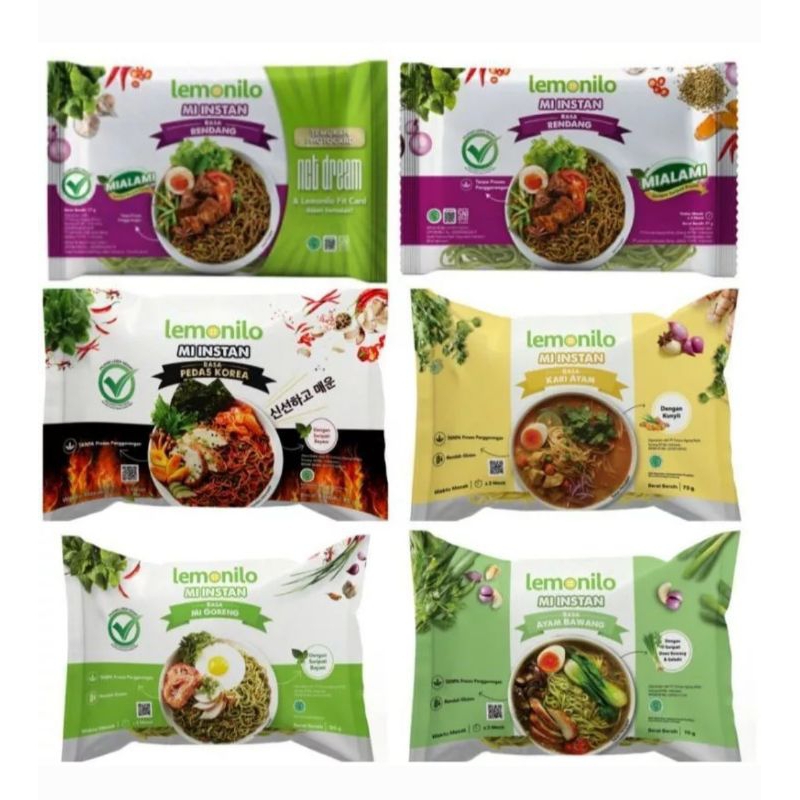 

Lemonilo Mie Instant Alami Kuah & Goreng 1Bgks