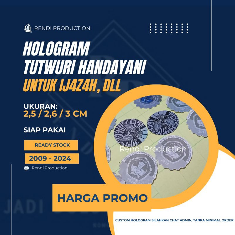 

Hologram TuTwUr1 H4ND4Y4N1, 4KT3 C3R41, dLL, bisa Custom SukaSuka