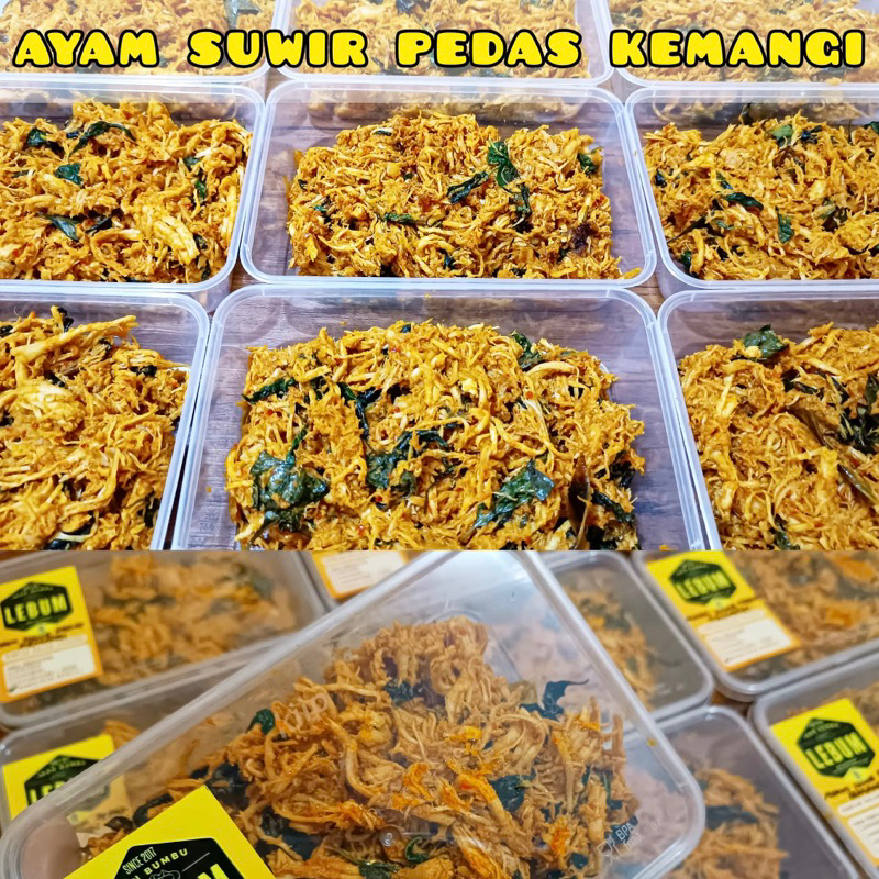 

(Ready Balikpapan) Ayam Suwir Pedas Kemangi siap santap frozen