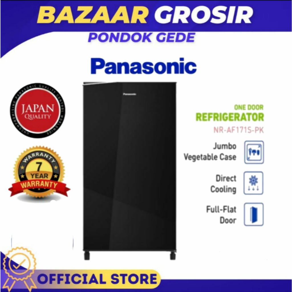 KULKAS 1 PINTU PANASONIC NRAF 171S-PK / NRAF171S-PK
