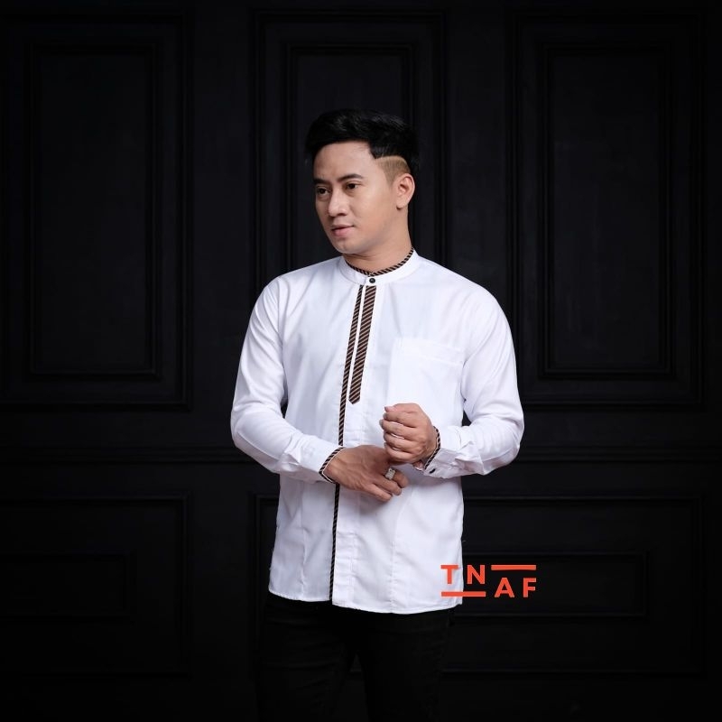 BAJU KOK MUSLIM PRIA TERBARU MOTIF AFALLA ORIGINAL TANAH ABANG FASHION