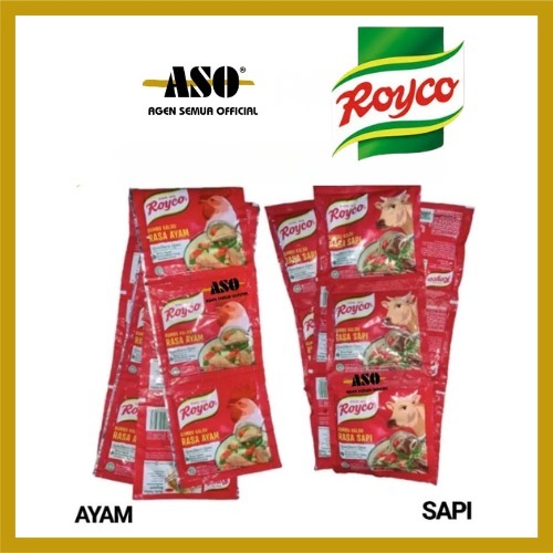 

ROYCO bumbu penyedap 9gr kaldu AYAM SAPI sachet RENCENG ( isi 12 )