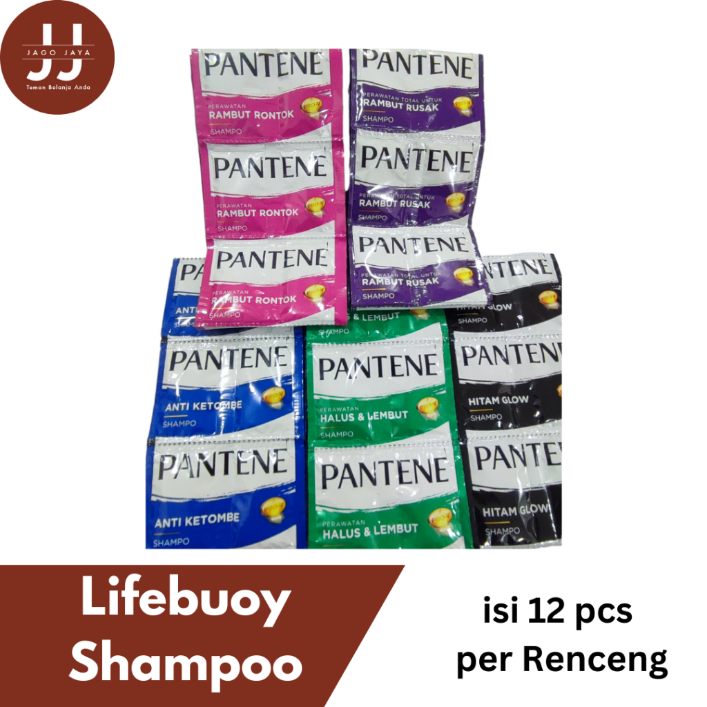 [Jago Jaya] Shampoo PANTENE kemasan ekonomis saset - Sampo Pantene Renceng - Sampo Renteng - Sampo A
