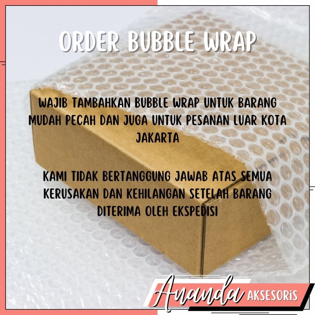 

Bubble Wrap (Tambahkan Dalam Order!)