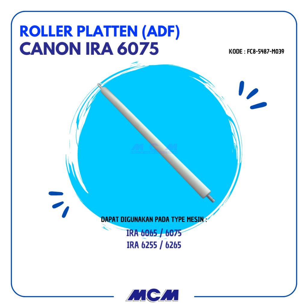 Roll Platen ADF Canon IRA 6065 / 6075 / 6255 / 6265 (FC8-5487)