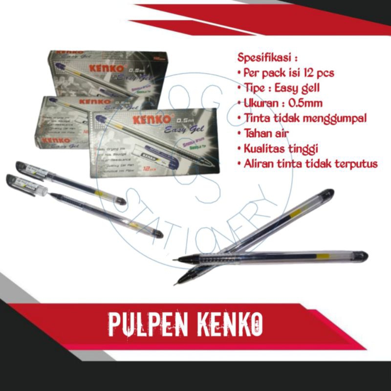 

PULPEN GEL KENKO EASY 0.5mm