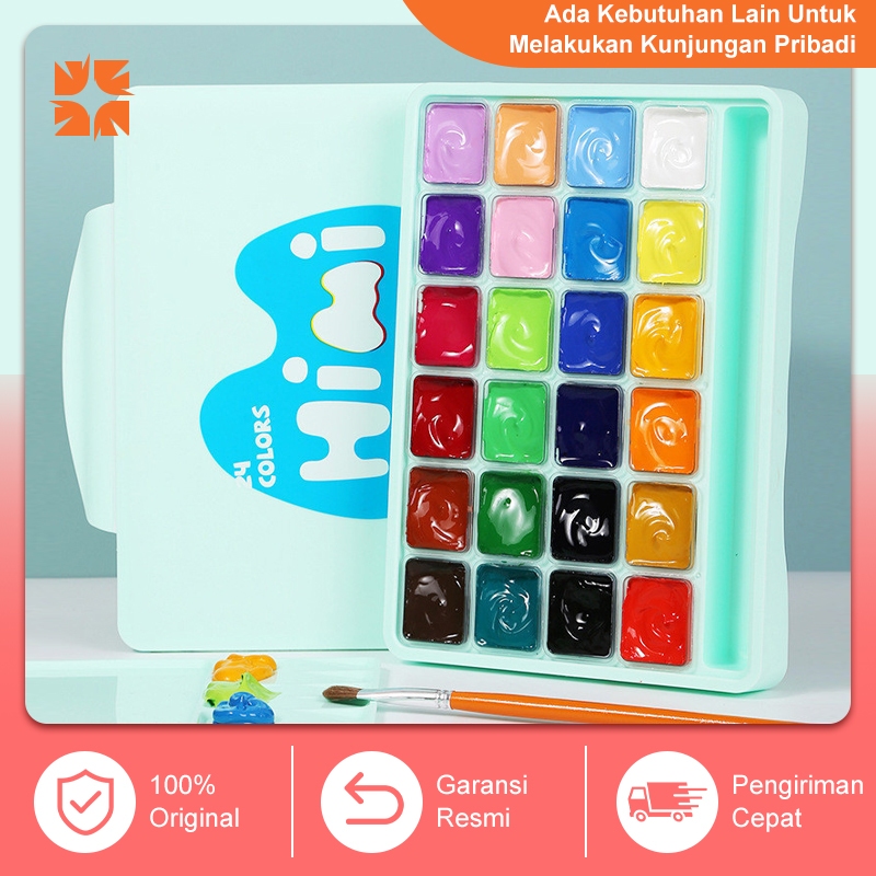 

Gouache Paint Set Miya Himi Gouache Paint Set 24 Warna Colors 30ml Watercolor JunDW