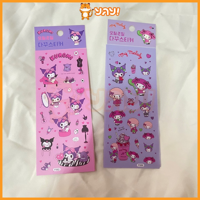 

YAY! STICKER SANRIO F059/60/62 / STICKER KUROMI MELODY