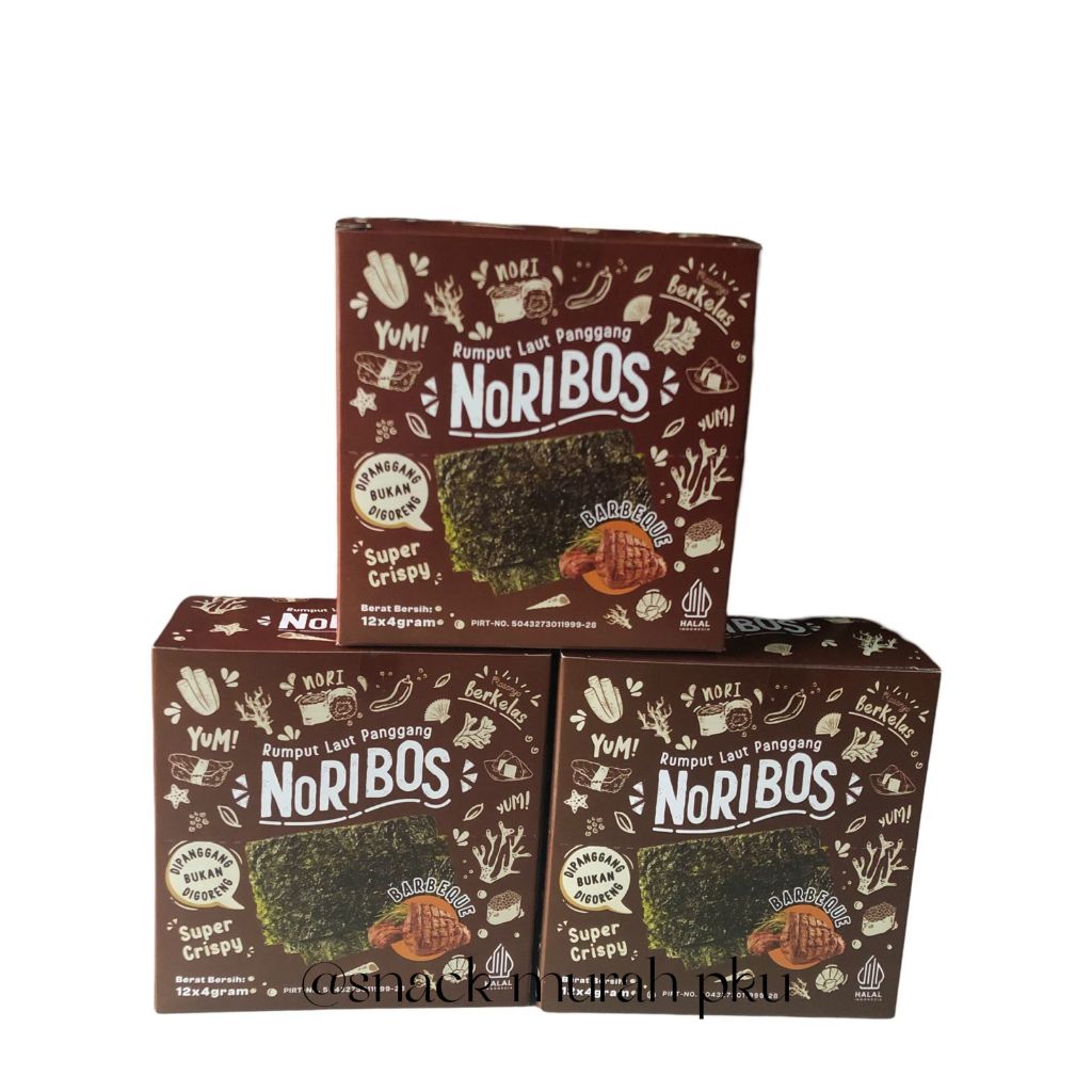 

NORIBOS RUMPUT LAUT 4 VARIAN BBQ 12bks @4gr