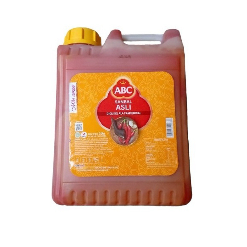 

Saus Sambal Asli Cabai ABC 5,5kg