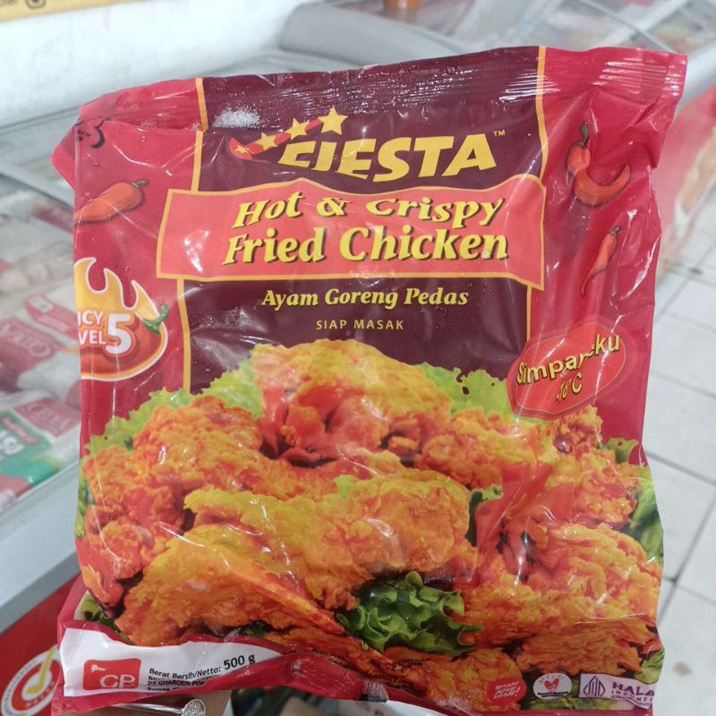 

Hot & crispy fried chicken 400gr