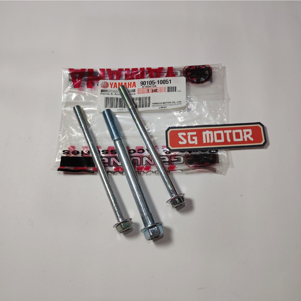 BAUT MOUNTING RANGKA 125Z. BAUT PENGIKAT GANTUNGAN MESIN YAMAHA 125ZR