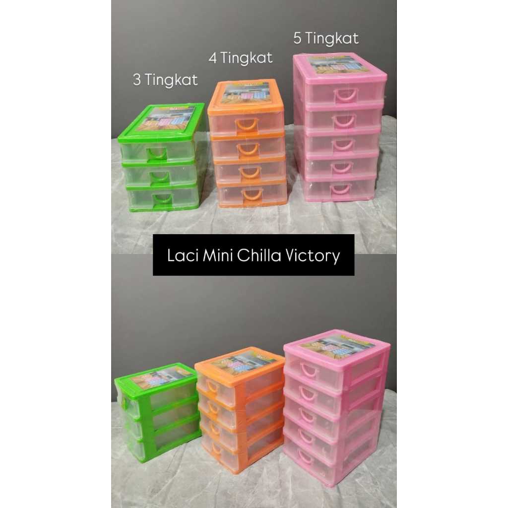 LACI MINI CONTAINER PLASTIK VICTORY / LACI PENYIMPANAN MINI CONTAINER / RAK PLASTIK VICTORY