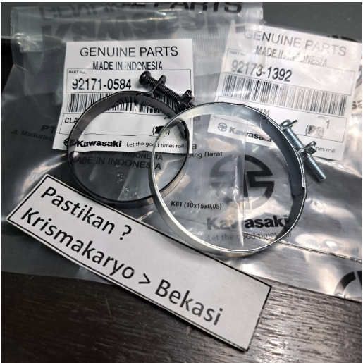 Klem Karbu Ninja R 150 Ss Ori Clamp Filter Kawasaki